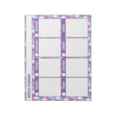 Simple Weekly Planner-Notitieblok Notitieblok (Linkerzijde)