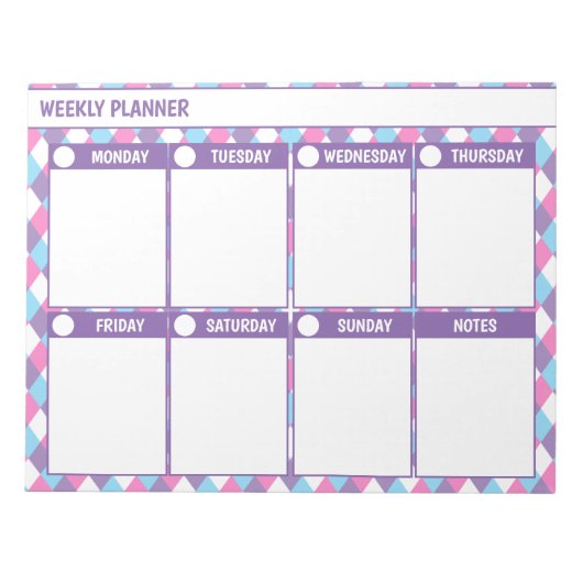 Simple Weekly Planner-Notitieblok Notitieblok (Voorkant)