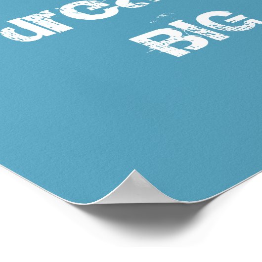 Simple White Dandelion Poster (Hoek)