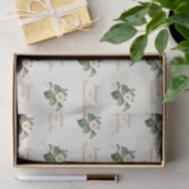 Simple White Floral Illustration | Weddenschap Gif Tissuepapier (Geschenk)