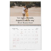 Simple White Inspirerend Quote 2021-foto Kalender (Feb 2027)