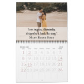 Simple White Inspirerend Quote 2021-foto Kalender (Feb 2026)