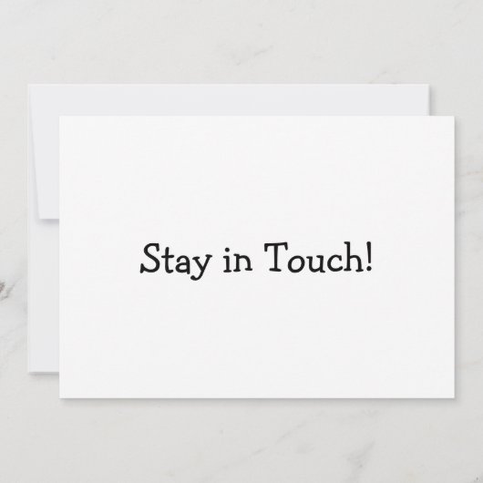 Simple White "We hebben verhuisd" Kaart met Little (Achterkant)