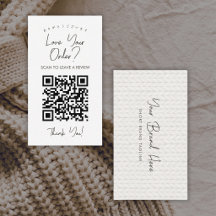 Simple White Yarn Knitting QR Code Leave a Review