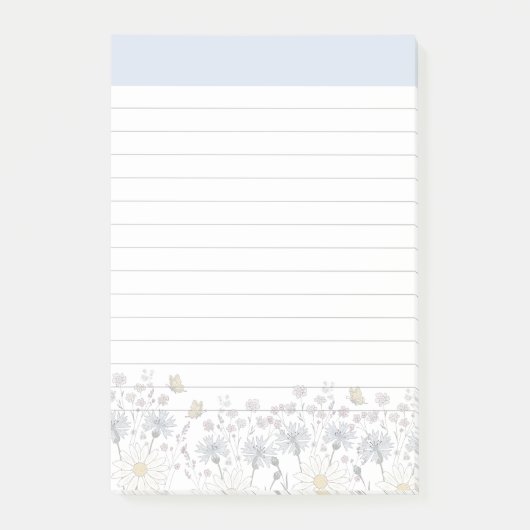 Simple wildflowers post-it® notes (Voorkant)