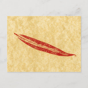 "Simple Willow"-Briefkaart voor landwegen Briefkaart