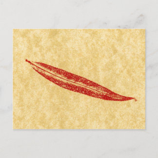 "Simple Willow"-Briefkaart voor landwegen Briefkaart