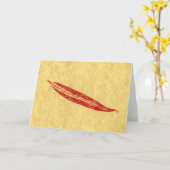 "Simple Willow"-Wenskaart voor landwegen Kaart (Gele Bloem)