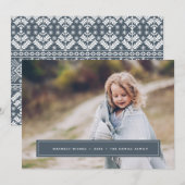 Simple Wish Full Photo kerstKaart | Rook (Voorkant / Achterkant)