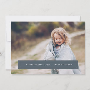 Simple Wish Full Photo kerstKaart   Rook