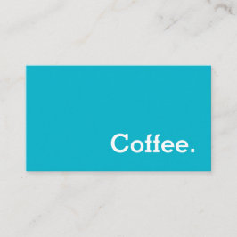 Simple Word Bright Loyalty Coffee Punch Card