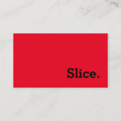 Simple Word Slice Loyalty Punch-Card (Voorkant)