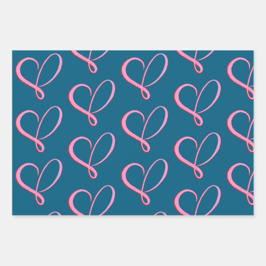 Simple Wrapping Paper Flat Sheet Set of 3 (Voorkant 3)