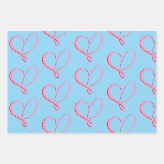 Simple Wrapping Paper Flat Sheet Set of 3 (Voorkant 2)