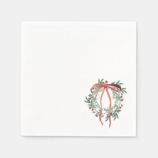 Simple Wreath Cocktail Napkins Servet
