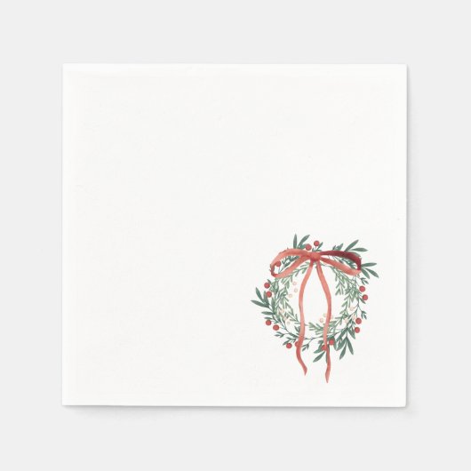 Simple Wreath Cocktail Napkins Servet (Voorkant)