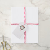 Simple Wreath Gift Tag Cadeaulabel (Met Touw)