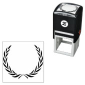 Simple Wreath Silhouette Zelfinktende Stempel (In situ)