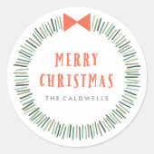 Simple WreatSticker Ronde Sticker (Voorkant)