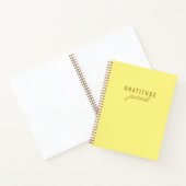 Simple Yellow Gratitude Journal Notitieboek (Binnen)