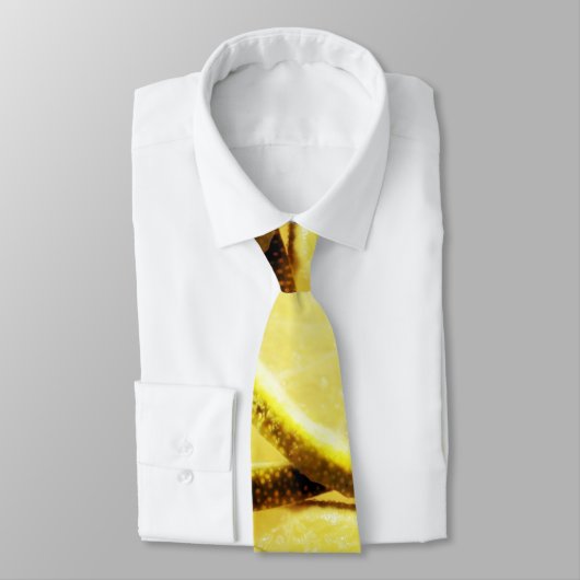 Simple yellow green lemon add name minimum custom stropdas (Gebonden)