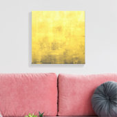 Simple Yellow Grey Abstract Canvas Afdruk (Insitu (Woonkamer))