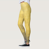 Simple Yellow Grey Abstract Leggings (Links)