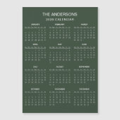 Simple Yet Elegant 2026 Calendar | Magnet (Voorkant)