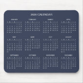 Simple Yet Elegant 2026 Calendar | Mousepad Muismat (Voorkant)