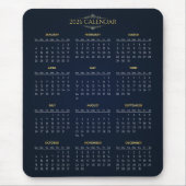 Simple Yet Elegant 2026 Calendar | Mousepad Muismat (Voorkant)