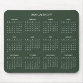 Simple Yet Elegant 2026 Calendar | Mousepad Muismat (Voorkant)