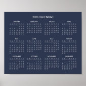 Simple Yet Elegant 2026 Calendar | Poster (Voorkant)