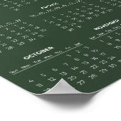 Simple Yet Elegant 2026 Calendar |  Poster (Hoek)