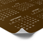 Simple Yet Elegant 2026 Calendar |  Poster (Hoek)