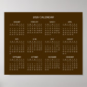Simple Yet Elegant 2026 Calendar |  Poster (Voorkant)