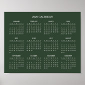 Simple Yet Elegant 2026 Calendar |  Poster (Voorkant)