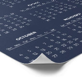 Simple Yet Elegant 2026 Calendar |  Poster (Hoek)