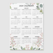 Simple Yet Elegant Floral 2026 Calendar  | Magnet (Voorkant)
