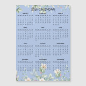 Simple Yet Elegant Floral 2026 Calendar  | Magnet (Voorkant)