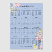 Simple Yet Elegant Floral 2026 Calendar  | Magnet (Voorkant)