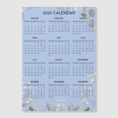Simple Yet Elegant Floral 2026 Calendar | Magnet (Voorkant)