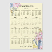 Simple Yet Elegant Floral 2026 Calendar  | Magnet (Voorkant)