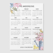 Simple Yet Elegant Floral 2026 Calendar  | Magnet (Voorkant)