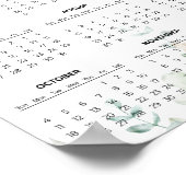 Simple Yet Elegant Floral 2026 Calendar | Poster (Hoek)