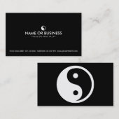 Simple Yin Yang Visitekaartje (Voorkant / Achterkant)