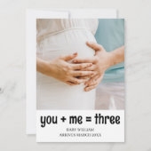 Simple You + Me= Drie Foto details toevoegen Zwang Aankondiging (Voorkant)