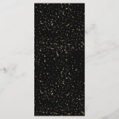 Simpleblack & white Graduparty menu (Achterkant)