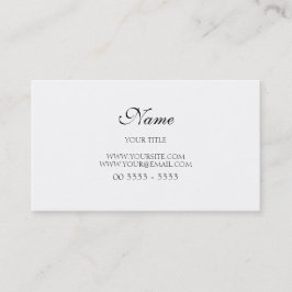 Simples e Elegante Visitekaartje