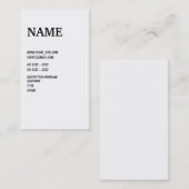 Simples Visitekaartje (Voorkant / Achterkant)