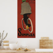 Simplexfietsen Amsterdam  poster fietsen (Keuken)